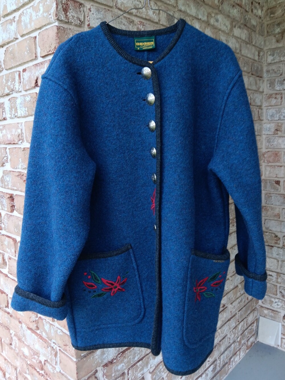 Austrian Pure New Wool Coat By Geiger